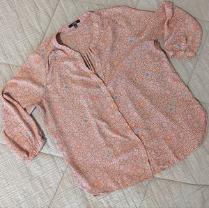 NYDJ Pintuck Blouse, Size Small